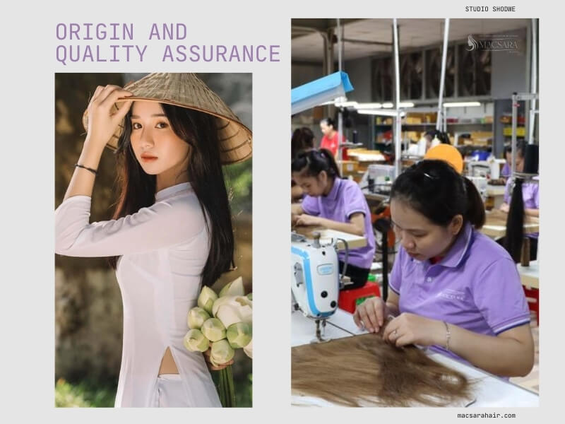 The best extensions come from ethically sourced hair like Vietnam