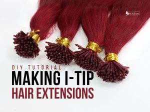 How to make I tip hair extensions