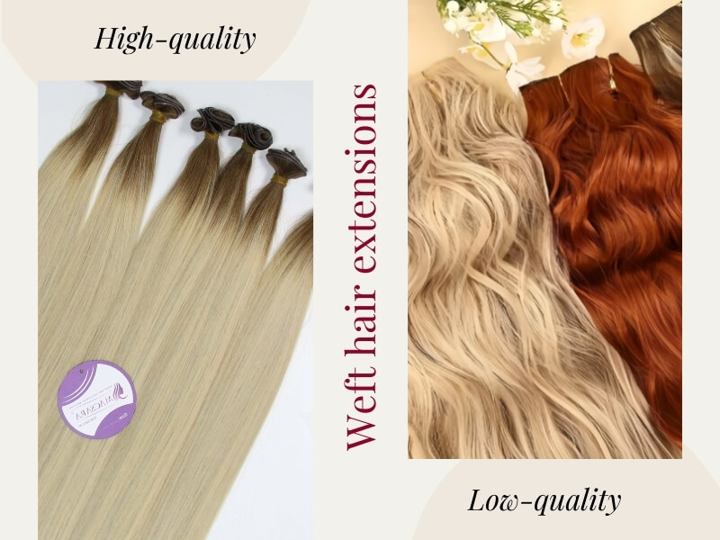 Quality is the first and the key to a long-lasting hair extension